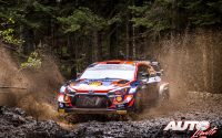Dani Sordo, al volante del Hyundai i20 Coupé WRC, durante el Rally de Grecia 2021, puntuable para el Campeonato del Mundo de Rallies WRC.