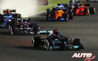 Hamilton sigue empujando por el título. GP Qatar 2021