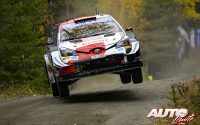 Elfyn Evans, al volante del Toyota Yaris WRC, obtenía la victoria en el Rally de Finlandia 2021, puntuable para el Campeonato del Mundo de Rallies WRC.
