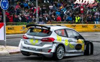Freddie Milne, al volante del Ford Fiesta Mk2 Rally2, durante el Rally de España 2021, puntuable para el Campeonato del Mundo de Rallies.