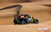 Gerard Farrés, al volante del Can-Am Maverick XRS Turbo, durante una etapa del Rally Dakar 2022.