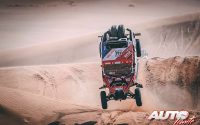 Gert-Jan Van Der Valk, al volante del Can-Am Maverick XRS Turbo, durante una etapa del Rally Dakar 2022.