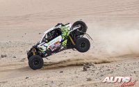 Jeffrey Otten, al volante del Can-Am Maverick XRS Turbo, durante una etapa del Rally Dakar 2022.
