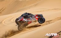 Josef Machacek, al volante del Buggyra Can-Am DV21 Turbo, durante una etapa del Rally Dakar 2022.