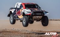 Nasser Al-Attiyah, al volante del Toyota GR DKR Hilux, obtenía la victoria en la categoría de coches del Rally Dakar 2022.