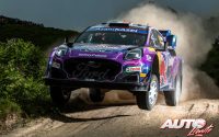 Craig Breen, al volante del Ford Puma Rally1 WRC, durante el Rally de Portugal 2022, puntuable para el Campeonato del Mundo de Rallies WRC.