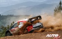 Elfyn Evans, al volante del Toyota GR Yaris Rally1 WRC, durante el Rally de Portugal 2022, puntuable para el Campeonato del Mundo de Rallies WRC.