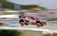 Dani Sordo, al volante del Hyundai i20 N Rally1 WRC, durante el Rally de Portugal 2022, puntuable para el Campeonato del Mundo de Rallies WRC.
