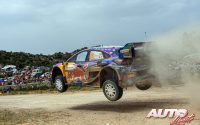 Craig Breen, al volante del Ford Puma Rally1 WRC, durante el Rally de Italia / Cerdeña 2022, puntuable para el Campeonato del Mundo de Rallies WRC.