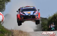 Dani Sordo, al volante del Hyundai i20 N Rally1 WRC, durante el Rally de Italia / Cerdeña 2022, puntuable para el Campeonato del Mundo de Rallies WRC.