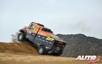 Martin Macik, al volante de un Iveco Powerstar, durante una etapa del Rally Dakar 2023.