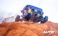 Helder Rodrigues, al volante de un Can-Am Maverick XRS Turbo, durante una etapa del Rally Dakar 2023.