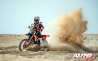 Kevin Benavides, a los mandos de su KTM 450 Rally Factory, obtenía la victoria en la categoría de motos del Rally Dakar 2023.