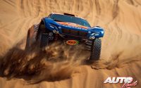 Laia Sanz, al volante de un Astara 01 Concept, durante una etapa del Rally Dakar 2023.